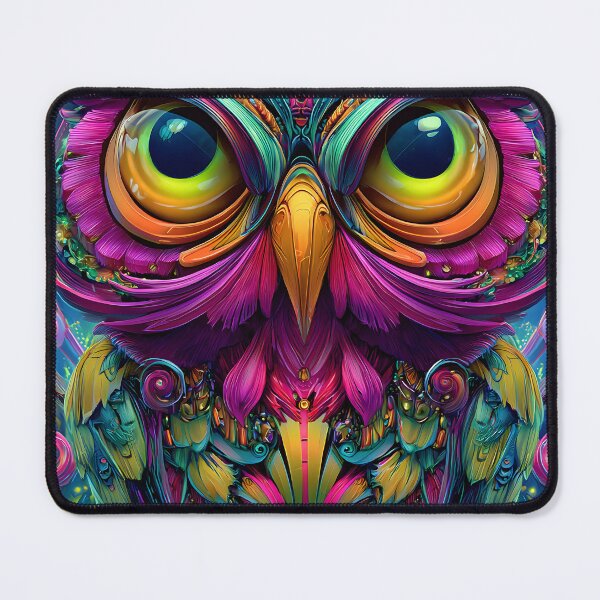 Item preview, Colorful Abstract Owl Design with Vibrant Details designed and sold by Artessie.