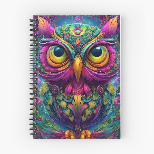 Item preview, Colorful Abstract Owl Design with Vibrant Details designed and sold by Artessie.