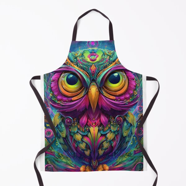 Item preview, Colorful Abstract Owl Design with Vibrant Details designed and sold by Artessie.