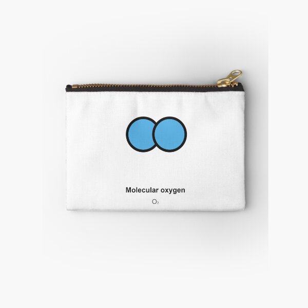 Item preview, O2 Molecular Oxygen Chemical Formula - Minimalist Science Molecule Art designed and sold by Molecularmerch.