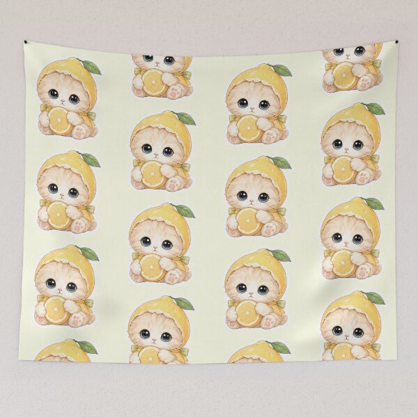 Item preview, LEMON cute kitty designed and sold by sara747.