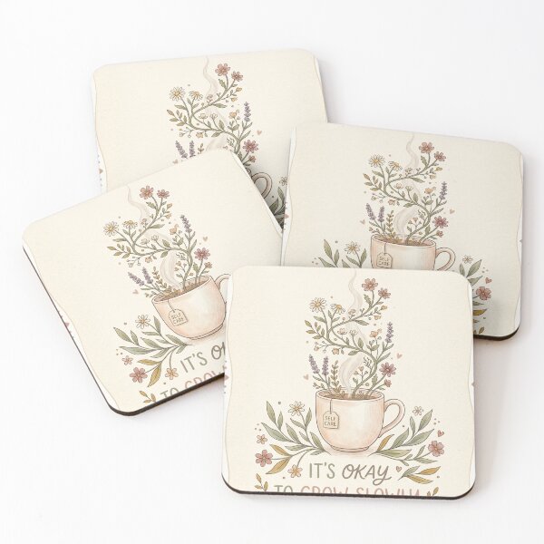 Item preview, Surviving Gently - Cozy Self Care Floral Aesthetic designed and sold by Noah-Gallery.