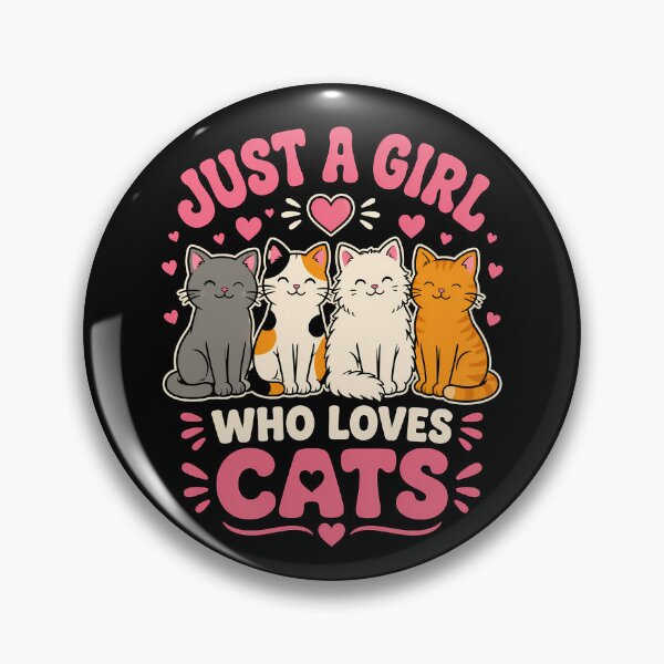 Item preview, Just a girl who loves cats cute design designed and sold by rafaeltto.