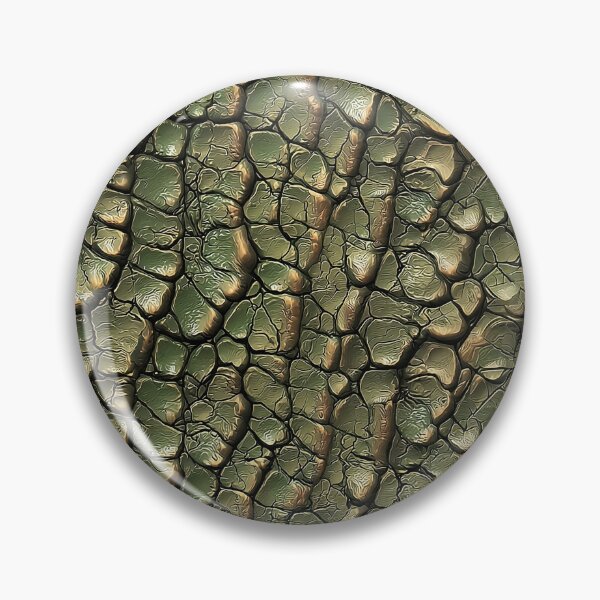 Item preview, Crocodile Skin Pattern Green and Bronze Reptile Scale Texture designed and sold by Nine Lives Studio.