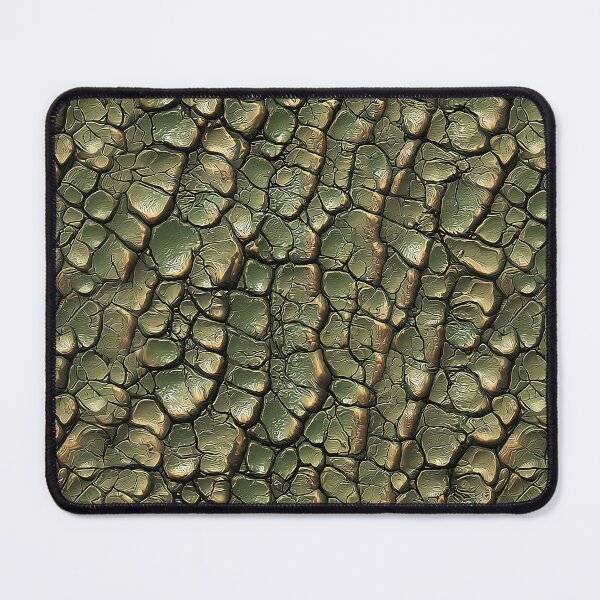 Item preview, Crocodile Skin Pattern Green and Bronze Reptile Scale Texture designed and sold by Nine Lives Studio.