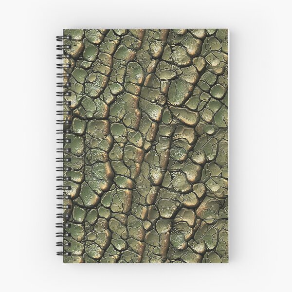 Item preview, Crocodile Skin Pattern Green and Bronze Reptile Scale Texture designed and sold by Nine Lives Studio.