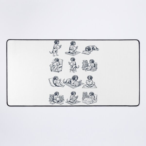 Item preview, Vintage Small Munsterlander Pointer Book Reader Reading Dog Lover designed and sold by dian-rody-crest.