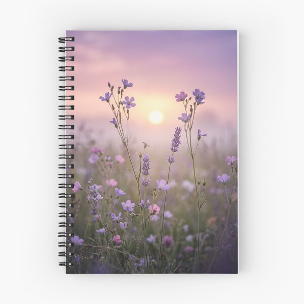 Item preview, Sunset Lavender Field Wildflower Sunset Sky Floral Graphic designed and sold by PACS0011.