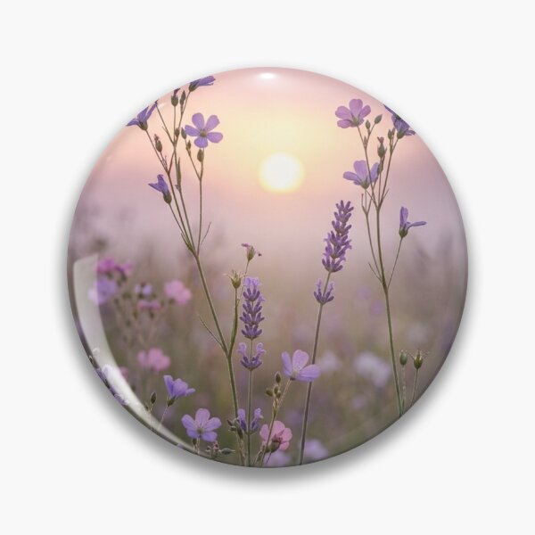 Item preview, Sunset Lavender Field Wildflower Sunset Sky Floral Graphic designed and sold by PACS0011.