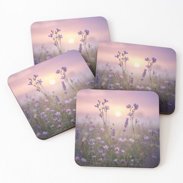 Item preview, Sunset Lavender Field Wildflower Sunset Sky Floral Graphic designed and sold by PACS0011.