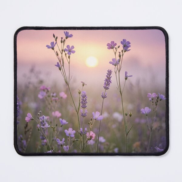 Item preview, Sunset Lavender Field Wildflower Sunset Sky Floral Graphic designed and sold by PACS0011.