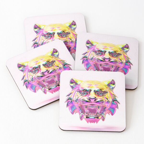 Item preview, Chrome Cyber Tiger designed and sold by ONYX Pixee.