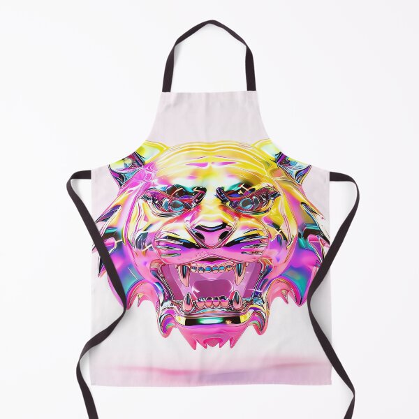 Item preview, Chrome Cyber Tiger designed and sold by ONYX Pixee.