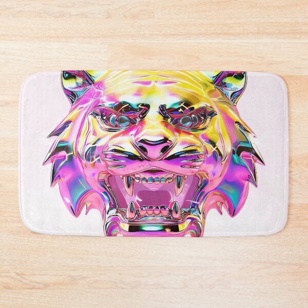 Item preview, Chrome Cyber Tiger designed and sold by ONYX Pixee.
