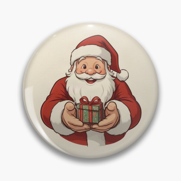 Item preview, Santa Claus Giving a Tiny Christmas Gift – Funny Vintage Holiday Design designed and sold by mayatA-rt.
