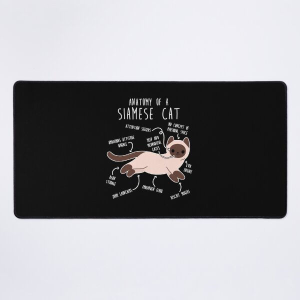 Item preview, Anatomy of a Siamese Cat Funny Cat Lover Gift designed and sold by OlyvieArt.