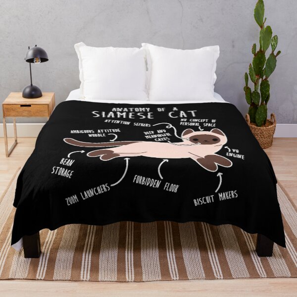 Item preview, Anatomy of a Siamese Cat Funny Cat Lover Gift designed and sold by OlyvieArt.