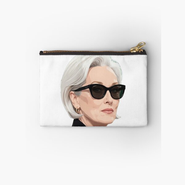Item preview,  Elegant Woman With White Hair And Sunglasses In Black Blazer designed and sold by Surviving Monday Club.