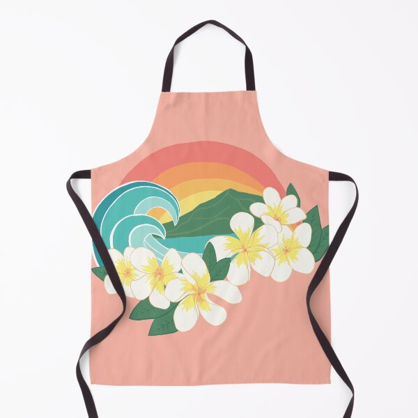 Item preview, Retro Plumeria Wave designed and sold by JulesGoyco.