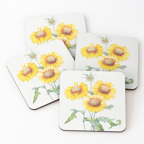 Item preview, Blanket Flower Flowers Vintage Botanical Illustration designed and sold by TheRetroArtRoom.