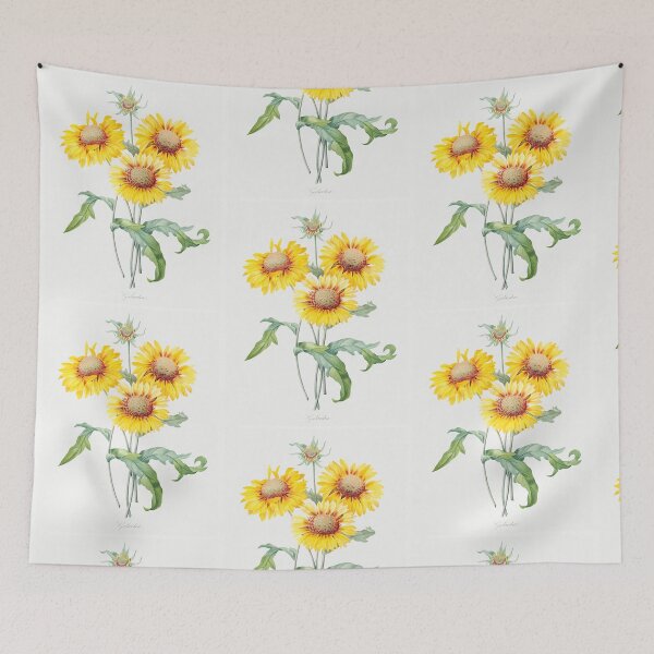 Item preview, Blanket Flower Flowers Vintage Botanical Illustration designed and sold by TheRetroArtRoom.