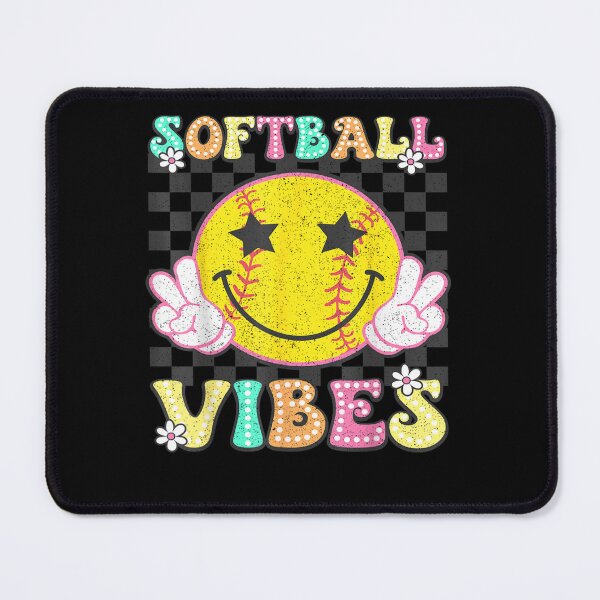Item preview, Colorful Softball Happy Vibes designed and sold by ianpowell39.