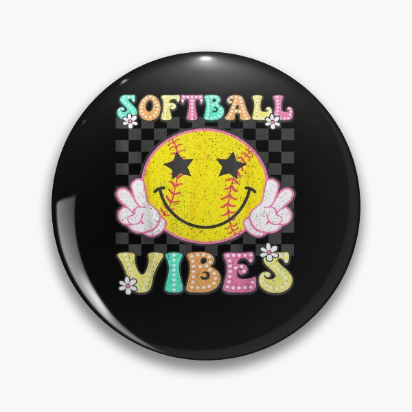 Item preview, Colorful Softball Happy Vibes designed and sold by ianpowell39.