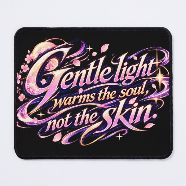 Item preview, Gentle light warms the soul, not the skin.(Anime Ver.) designed and sold by MaxDreamsArt.