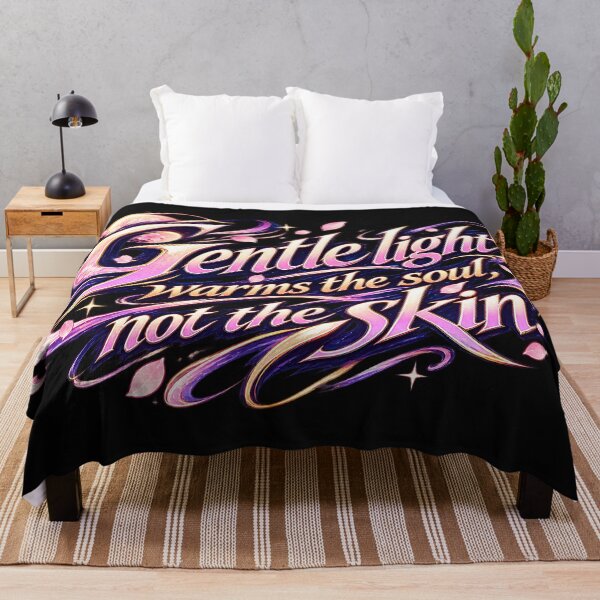 Item preview, Gentle light warms the soul, not the skin.(Anime Ver.) designed and sold by MaxDreamsArt.