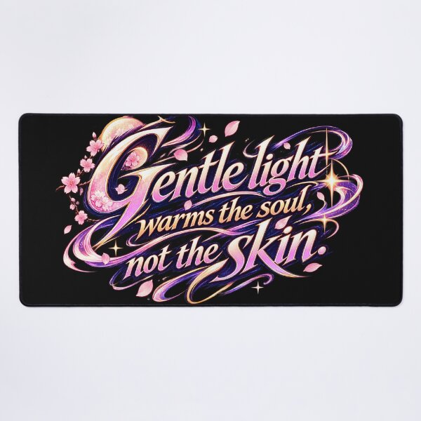 Item preview, Gentle light warms the soul, not the skin.(Anime Ver.) designed and sold by MaxDreamsArt.