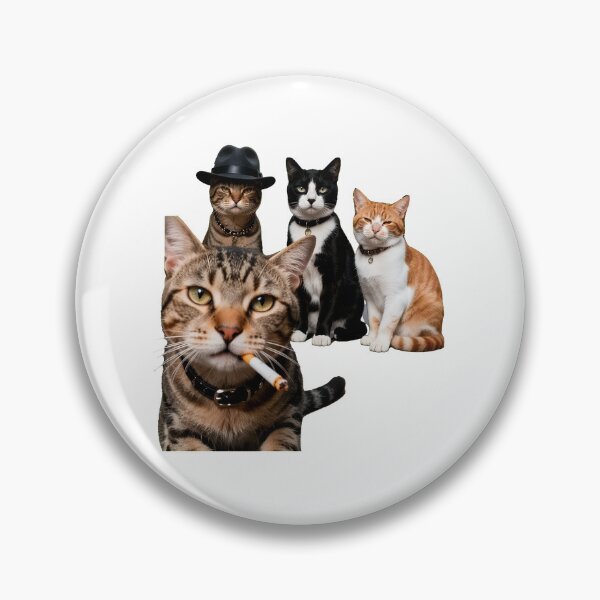 Item preview, Alley Cats with Fedora and Cigarette designed and sold by OlyvieArt.