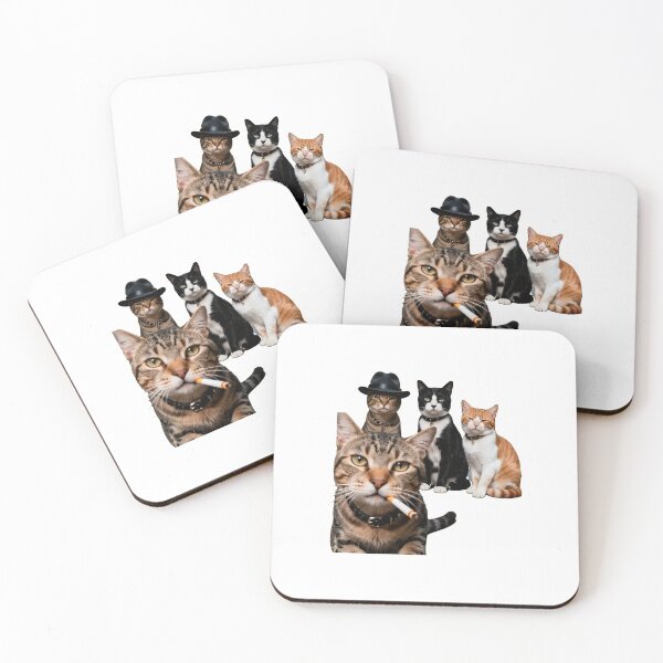 Item preview, Alley Cats with Fedora and Cigarette designed and sold by OlyvieArt.