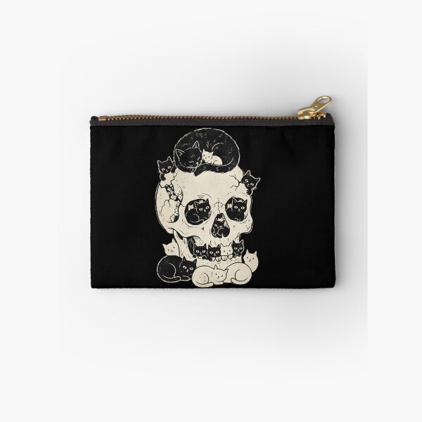 Item preview, Skull full of black cats Gothic Dark Art motif designed and sold by OH-MY-GOTH.