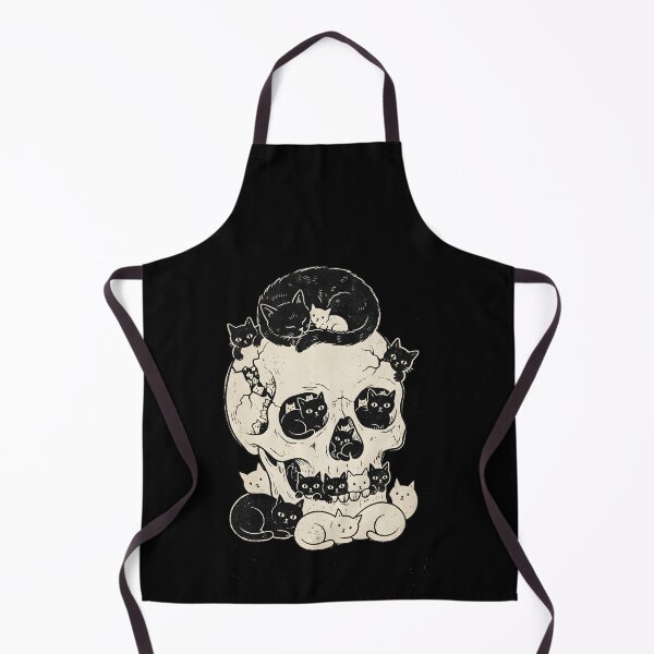 Item preview, Skull full of black cats Gothic Dark Art motif designed and sold by OH-MY-GOTH.