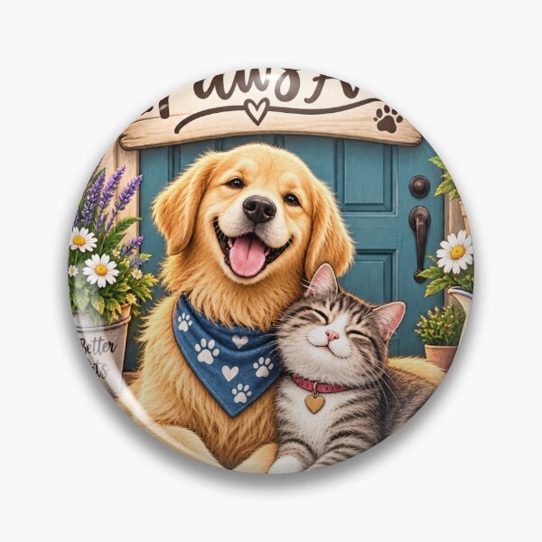 Item preview, Home Is Where The Paws Are designed and sold by WILDLY DEAR.