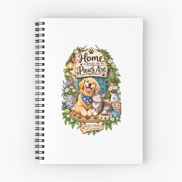 Item preview, Home Is Where The Paws Are designed and sold by WILDLY DEAR.
