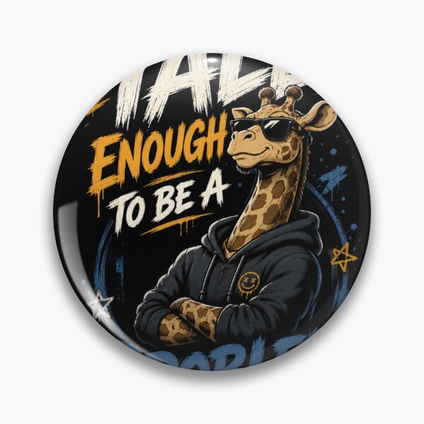 Item preview, Tall Enough to Be A Problem Giraffe T-Shirt – Funny Tall Person Graphic Tee designed and sold by Artimax-Studio.