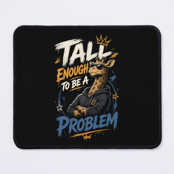 Item preview, Tall Enough to Be A Problem Giraffe T-Shirt – Funny Tall Person Graphic Tee designed and sold by Artimax-Studio.