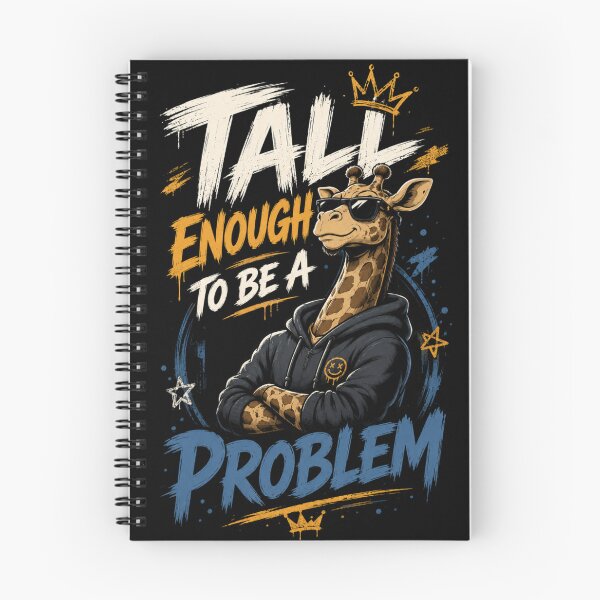 Item preview, Tall Enough to Be A Problem Giraffe T-Shirt – Funny Tall Person Graphic Tee designed and sold by Artimax-Studio.
