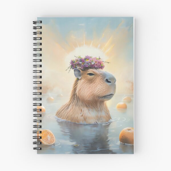 Item preview, Capybara Spa Day designed and sold by ONYX Pixee.