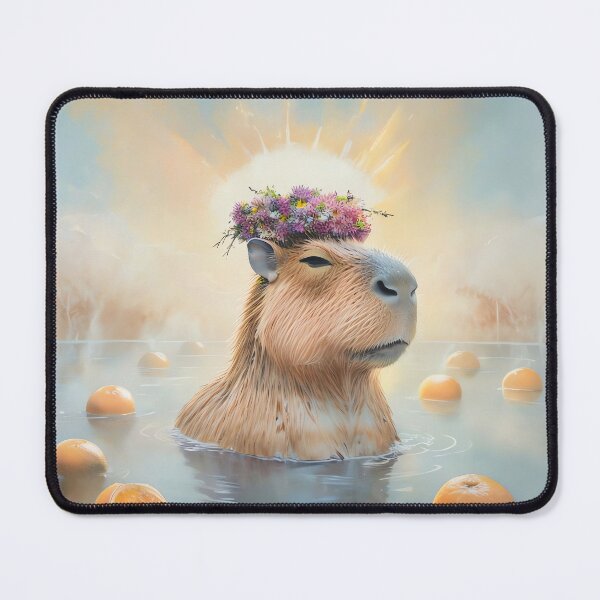 Item preview, Capybara Spa Day designed and sold by ONYX Pixee.