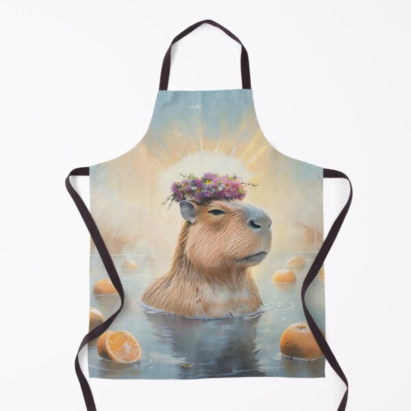 Item preview, Capybara Spa Day designed and sold by ONYX Pixee.