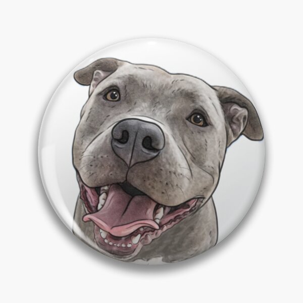 Item preview, Pit Bull Watercolor Dog Portrait PNG | Realistic Pet Illustration designed and sold by ArtMashupCo.