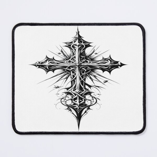 Item preview, Gothic Spike Cross Black Tattoo.✝️ designed and sold by BaddieNz.
