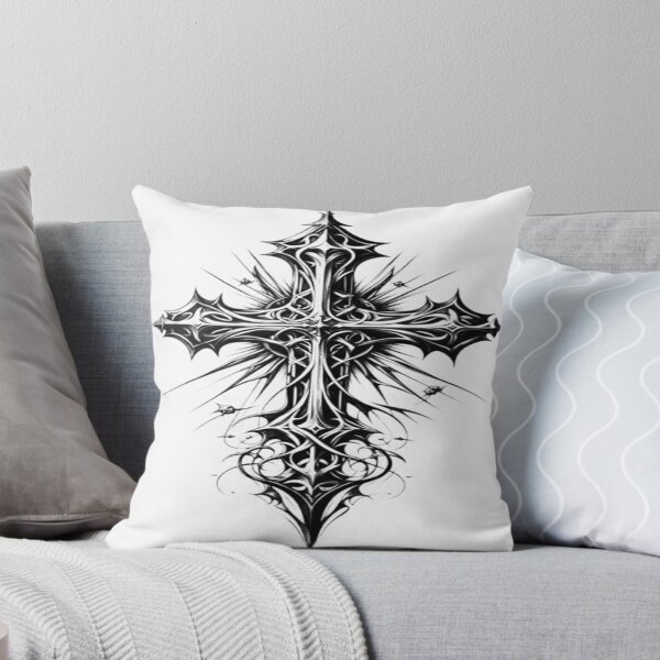 Item preview, Gothic Spike Cross Black Tattoo.✝️ designed and sold by BaddieNz.