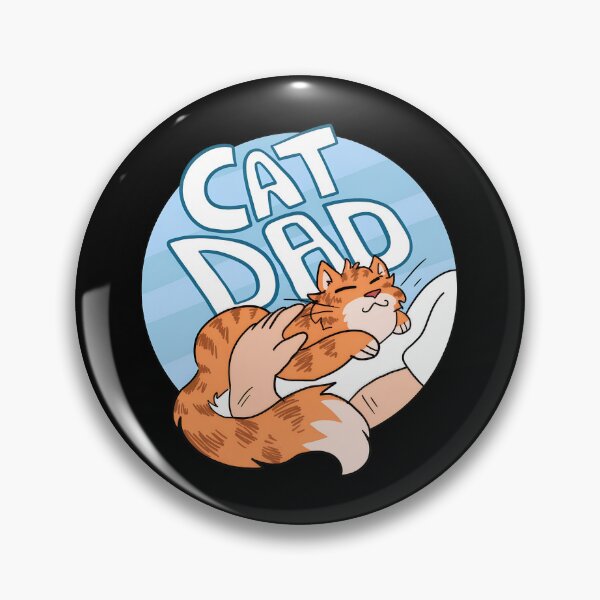 Item preview, Cat Dad Affectionate Orange Cat Petting Design designed and sold by OlyvieArt.