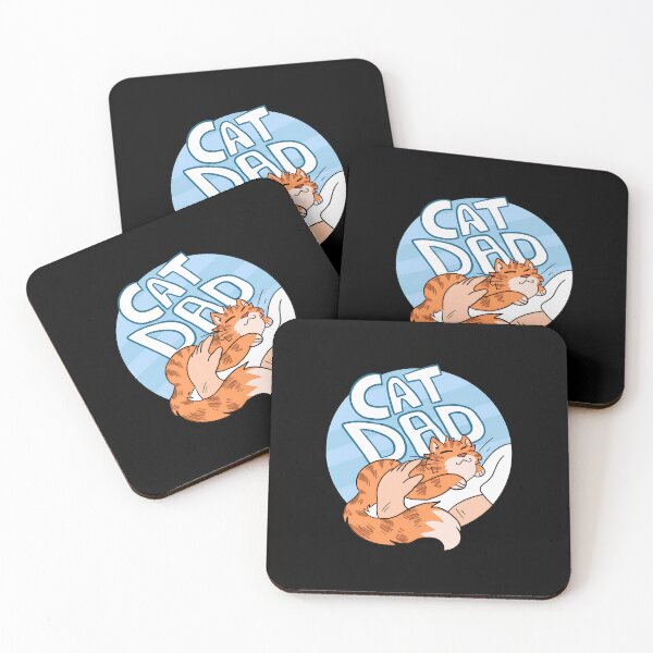 Item preview, Cat Dad Affectionate Orange Cat Petting Design designed and sold by OlyvieArt.