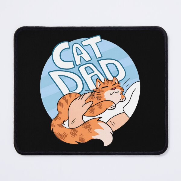 Item preview, Cat Dad Affectionate Orange Cat Petting Design designed and sold by OlyvieArt.