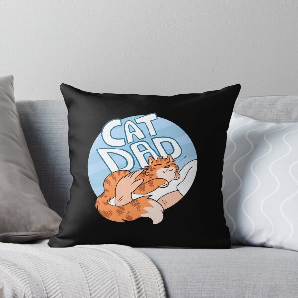 Item preview, Cat Dad Affectionate Orange Cat Petting Design designed and sold by OlyvieArt.