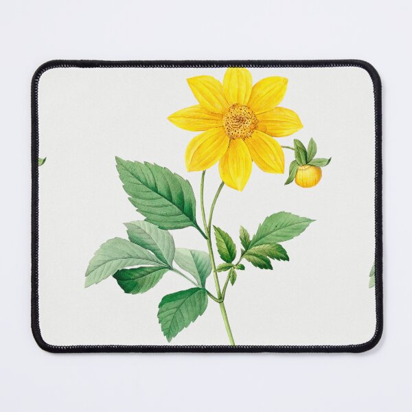 Item preview, Dahlia Flower Flowers Vintage Botanical Illustration designed and sold by TheRetroArtRoom.